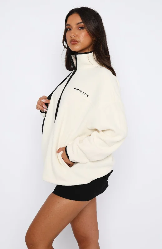 Well Known Fleece Jacket Cream