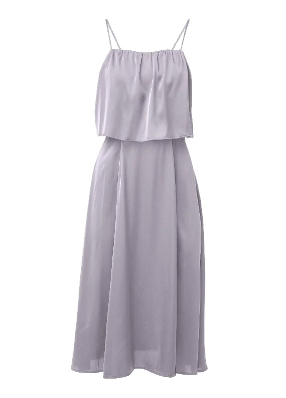 Overlay midi dress - Light Purple