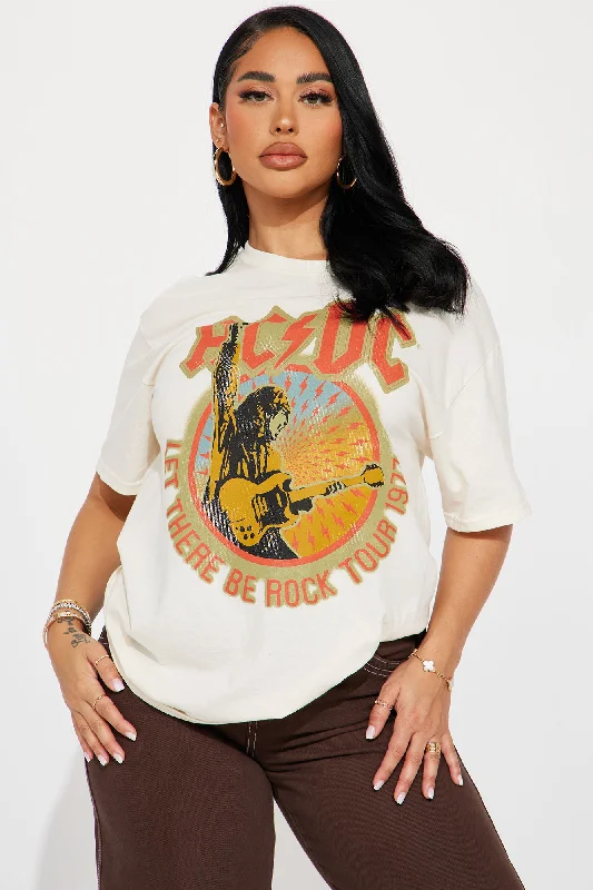 ACDC Let There Be Rock Graphic Tee - Cream