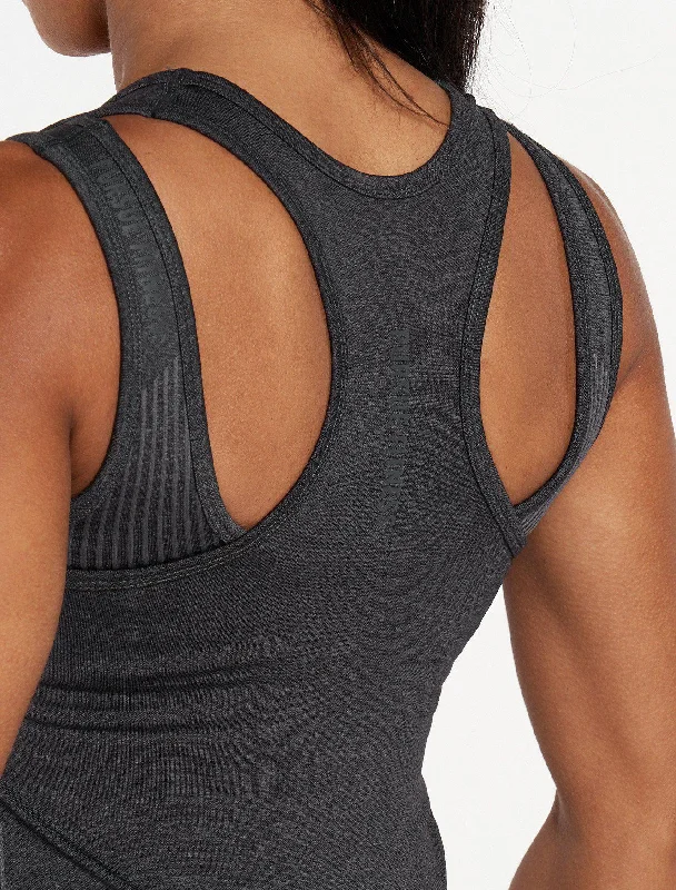 ADAPT Seamless Vest - Black.Charcoal