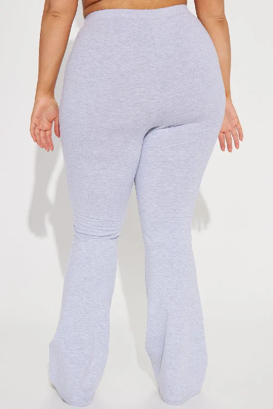 Adriana Flare Pant - Heather Grey