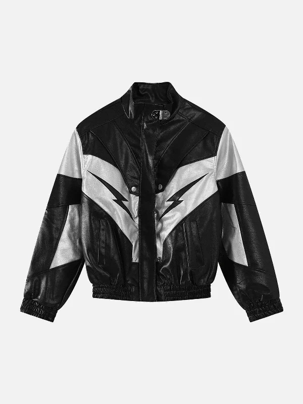 Aelfric Eden Racing Contrast Panel Lightning Jacket