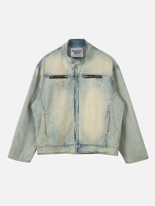 Aelfric Eden Vintage Washed Denim Jacket