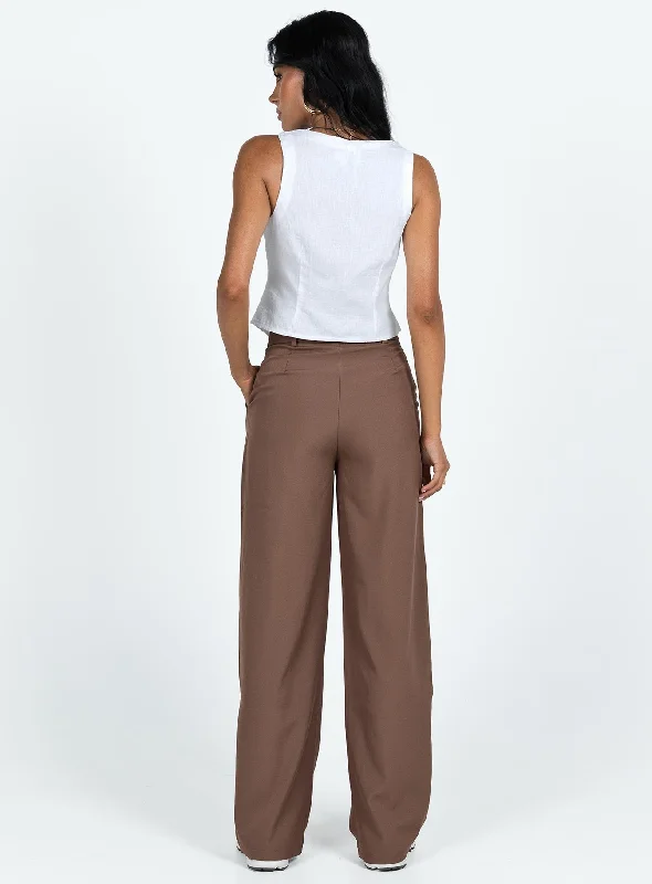 Archer Pants Brown Lower Impact