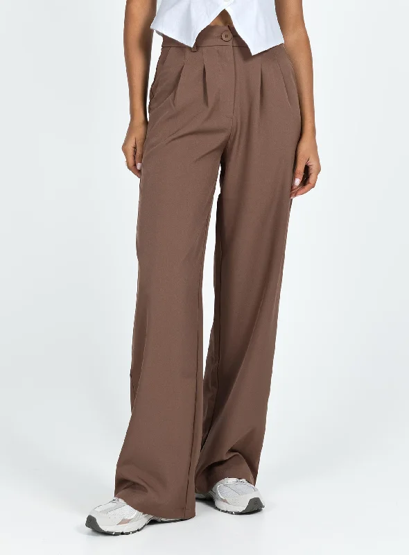 Archer Pants Brown Lower Impact