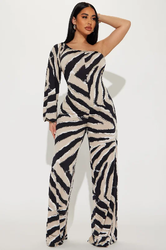 Art Of Love Jumpsuit - Black/Brown