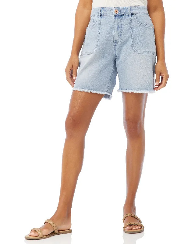 Audrey Patch Pocket Cutoff Shorts