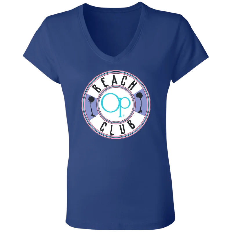 Her Beach Club V-Neck Tee