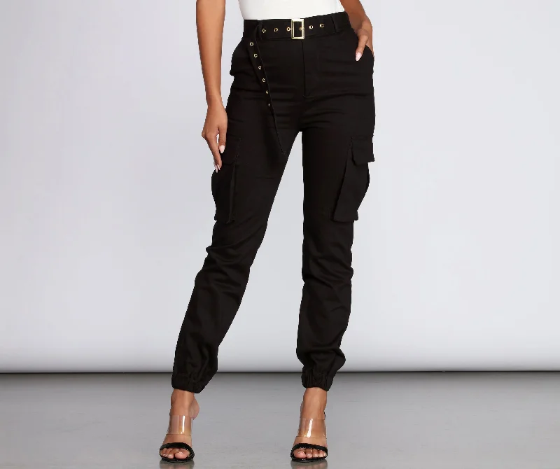 Belted Cutie Cargo Pants