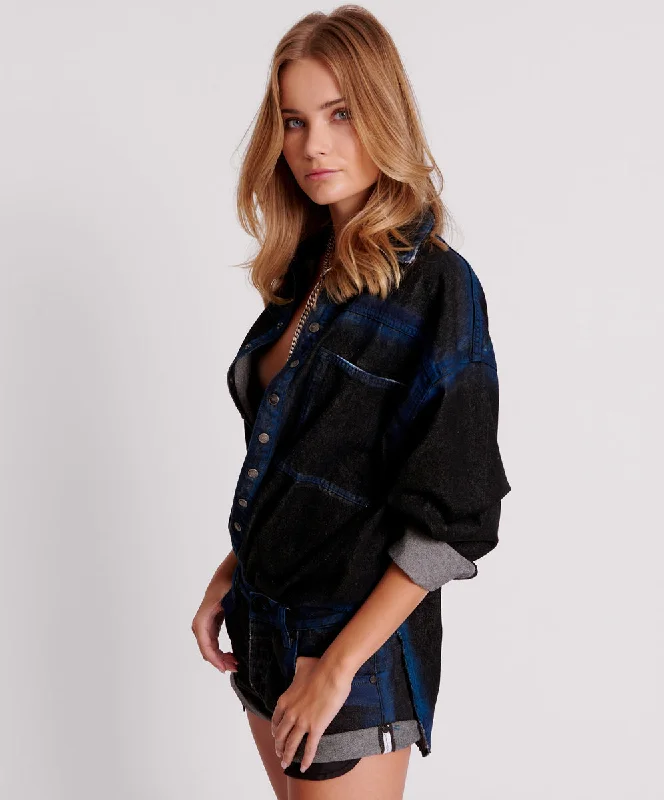 BLUE PUNK DARIA DENIM SHIRT