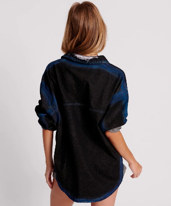 BLUE PUNK DARIA DENIM SHIRT