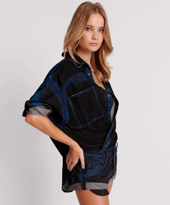 BLUE PUNK DARIA DENIM SHIRT