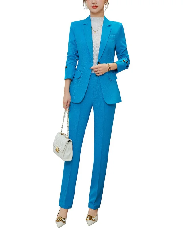 Bossy Chic 2pc Blazer & Pant Set