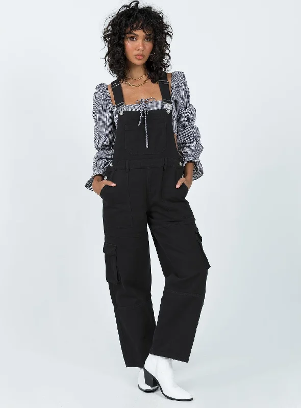 Cargo Overalls Black