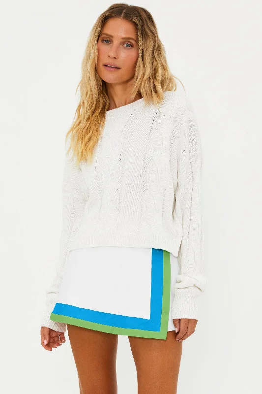 Clarice Sweater Isle White