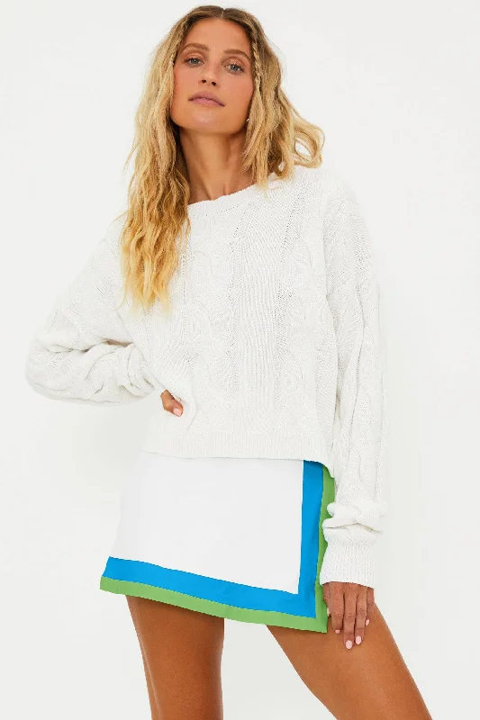 Clarice Sweater Isle White