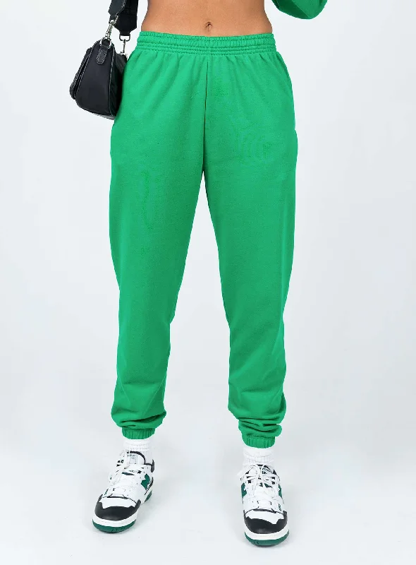 Club Basic Trackpants Green