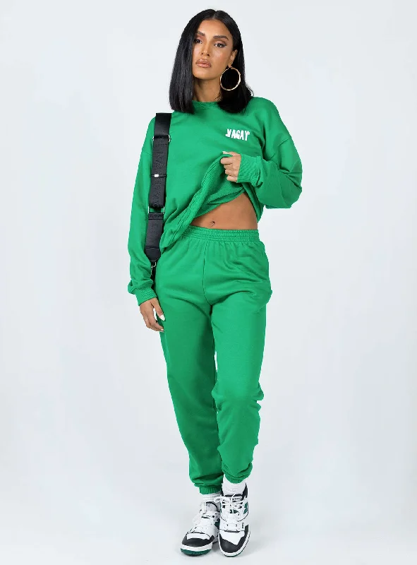 Club Basic Trackpants Green