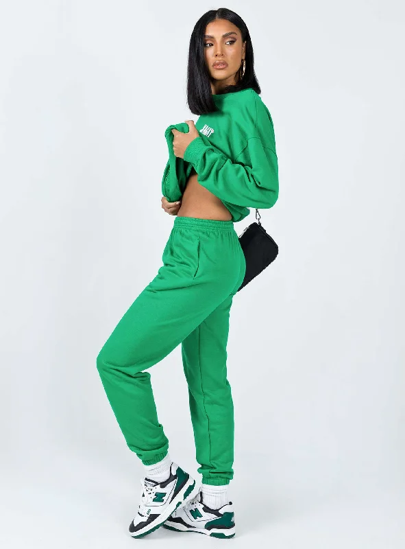 Club Basic Trackpants Green