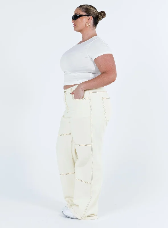 Copeland Jeans White Curve