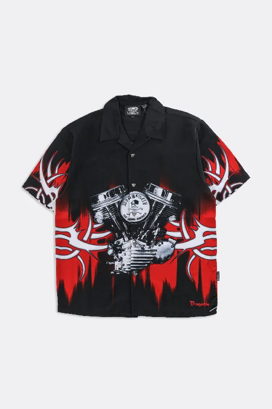 Deadstock Dragonfly Red Engine Camp Shirt - M, XL, XXL, XXXL