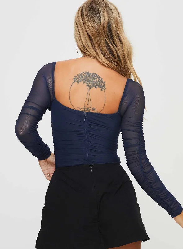 Delany Bodysuit Navy