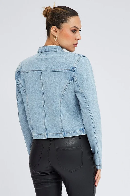 Denim Denim Jacket Long Sleeve