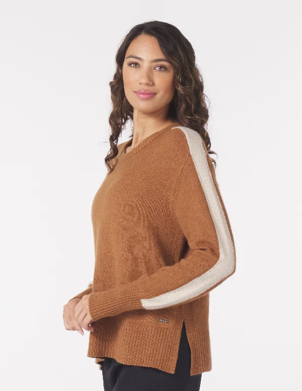 Elevated Knit Crew: Almond