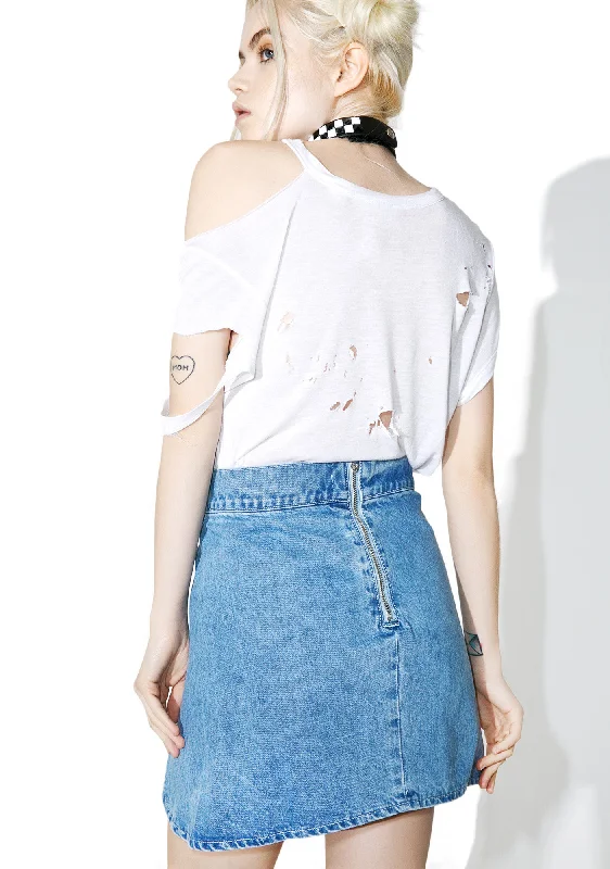 Elton Denim Skirt