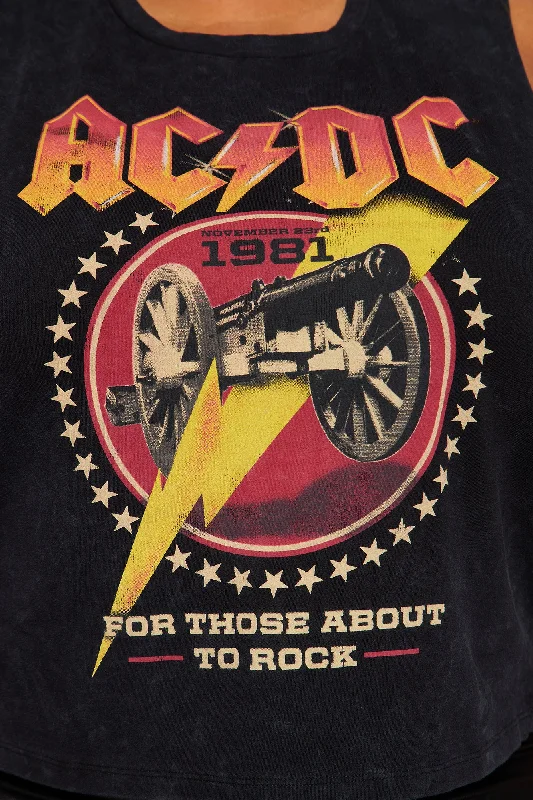 For Those About To Rock ACDC Tee - Black Wash