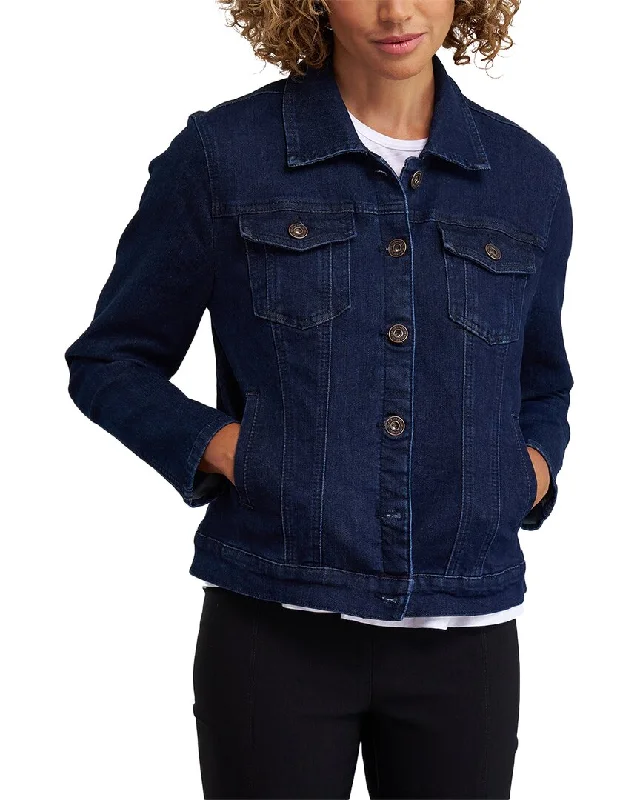 Franne Golde Classic Stretch Denim Jacket