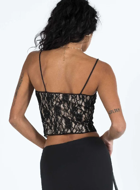 Giorgi Lace Corset Black