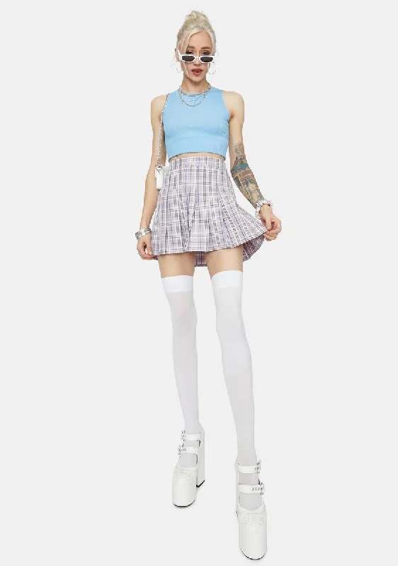 Girl Get Gone Plaid Mini Skirt