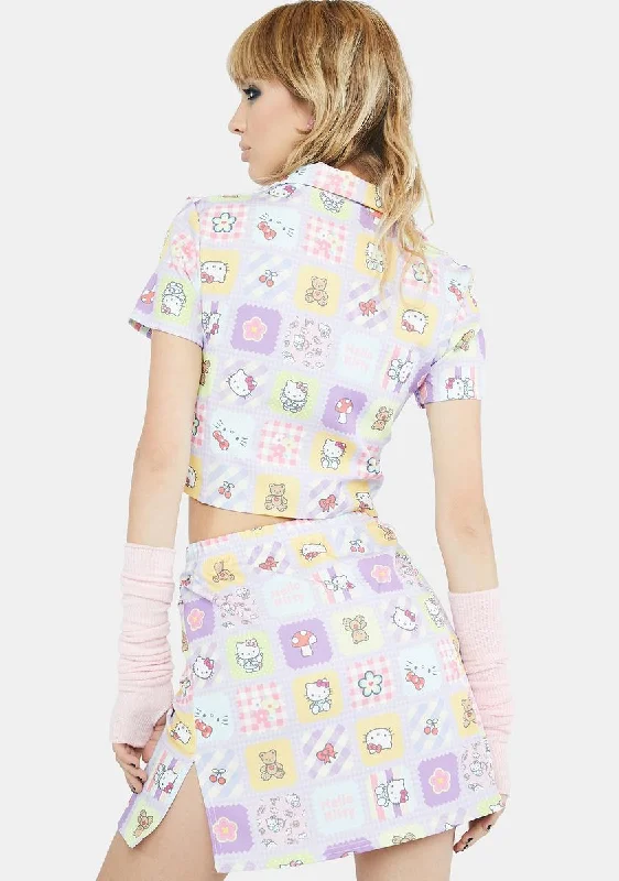 Hello Kitty Patchwork Skirt