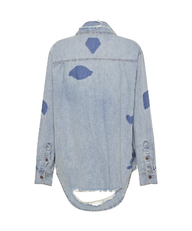 HENDRIXE PATCHED EVERYDAY DENIM SHIRT