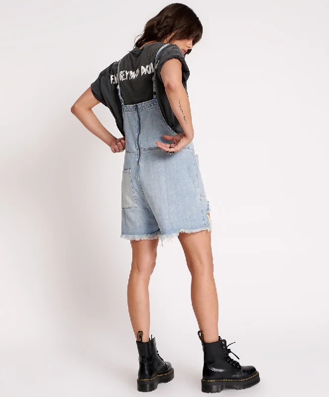 HENDRIXE PINI DENIM PLAYSUIT