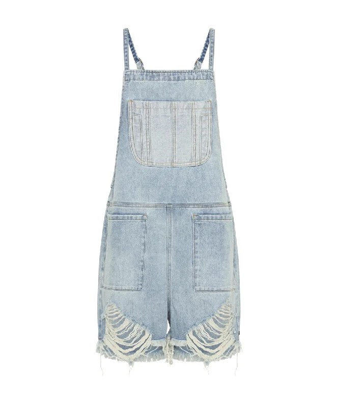 HENDRIXE PINI DENIM PLAYSUIT