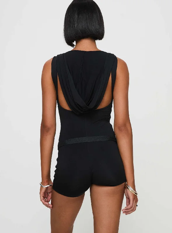 Hillas Romper Black