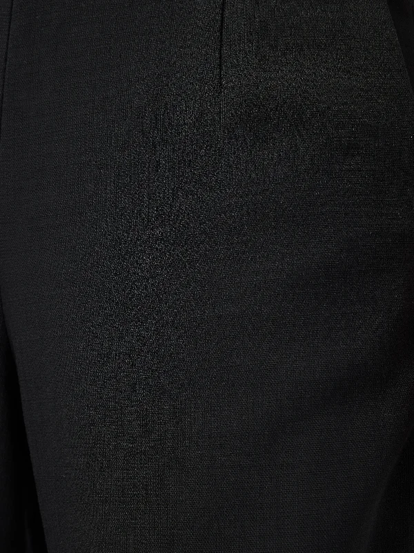 Hopsack Tux Trouser | Black