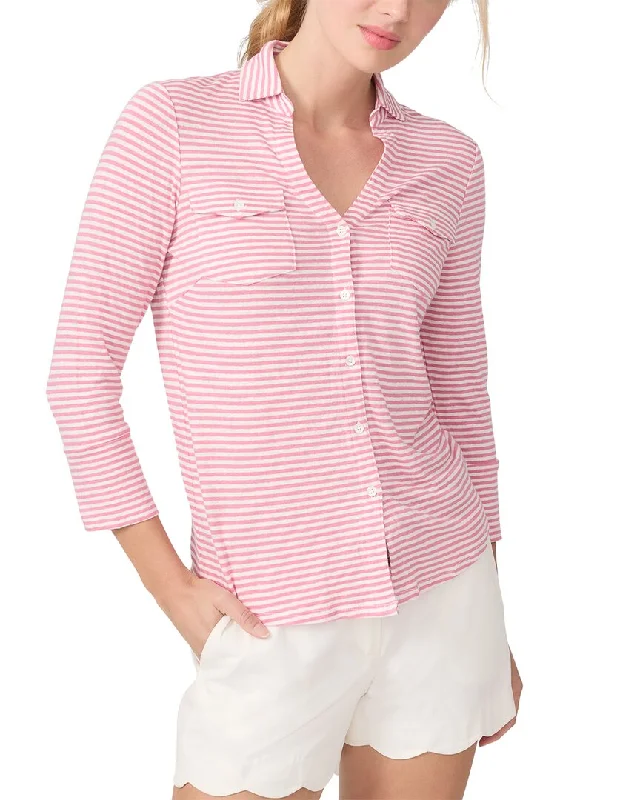 J.McLaughlin Brynn Linen-Blend Top