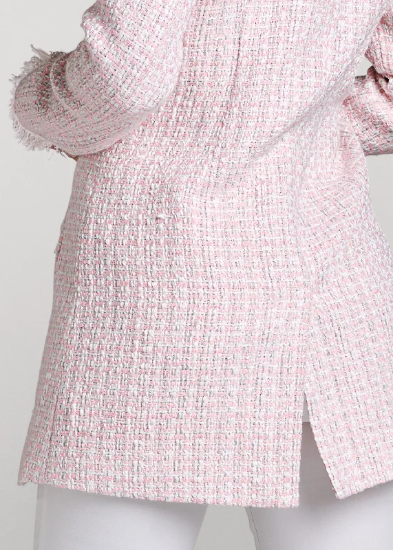 Tweed jacket - Pink & White