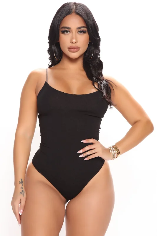 Just Like That Cami Bodysuit - Black