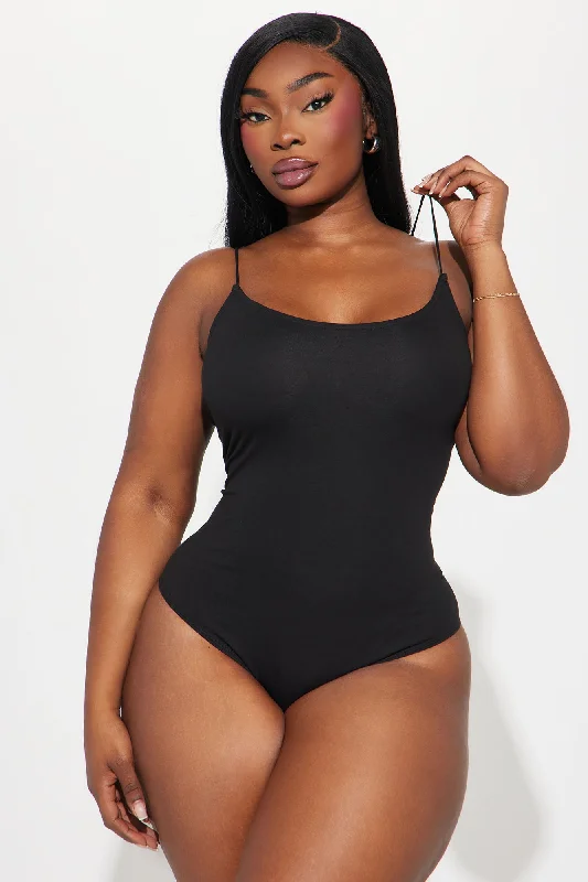 Just Like That Cami Bodysuit - Black