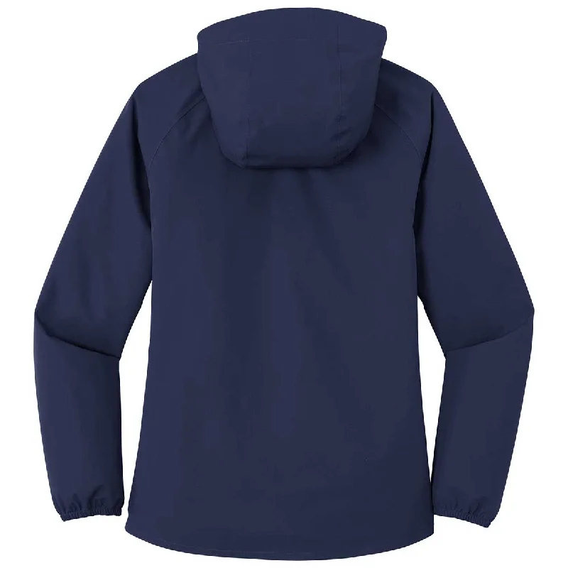 Port Authority Women's True Navy Essential Rain Jacket