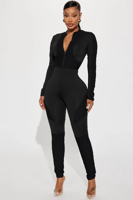 Level Up Jumpsuit - Black