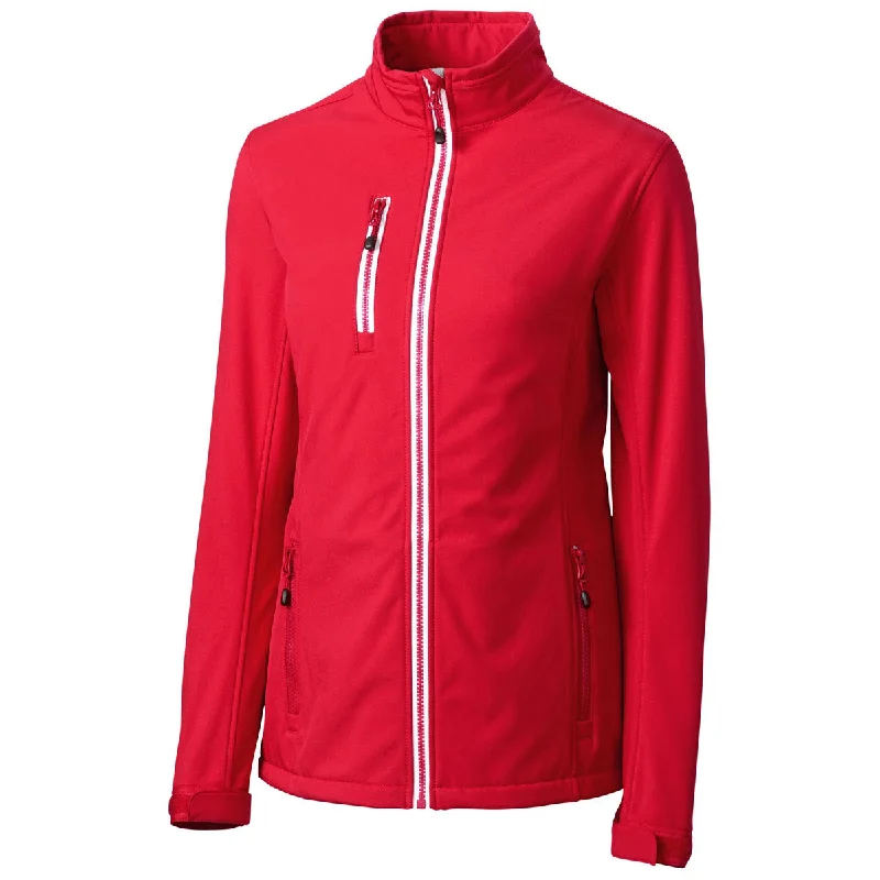 Clique Women's Red Telemark Softshell