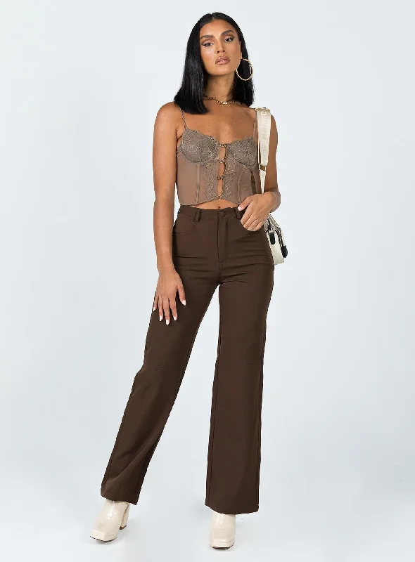 Lulu Pants Brown