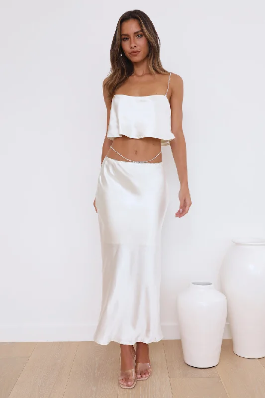 Luxe Dream Crop Top Oyster