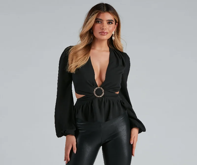 Major Plunge Cutout Top