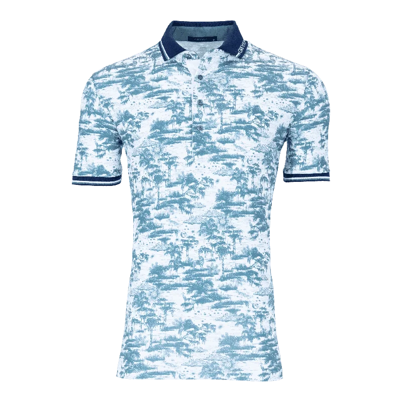 Mystic Marsh Toile Polo